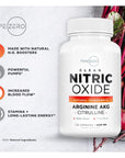 Type Zero Nitric Oxide 6X Booster, 150 Veggie Capsules - Natural Supplement - Beetroot, Arginine AKG, Citrulline, Pine Bark, Garlic & VIT C | 