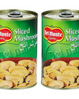 Del Monte Canned Sliced Mushrooms 2 X 400 gm (Pack Of 1)