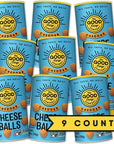 The Good Crisp Company Cheese Balls Cheddar 275 Ounces Pack of 9