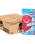 Airheads Candy Soft Filled Bites Assorted Flavors Non Melting Party 6oz Bag Box of 12 Bags