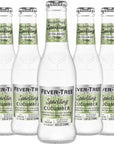 Fever Tree Sparkling Cucumber Tonic  Premium Quality Mixer and Soda  Refreshing Beverage for Cocktails  Mocktails 200ml Bottle  Pack of 5