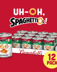 SpaghettiOs Canned Pasta with Meatballs 156 oz Can Pack of 12