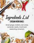 Get Cultured Box Soup Starter Herb Bags (10-12 Servings), Make Authentic Vietnamese Vegan Noodle Soup Broth, Hand-Selected Asian Herbs & Spices, Easy Cooking Instructions