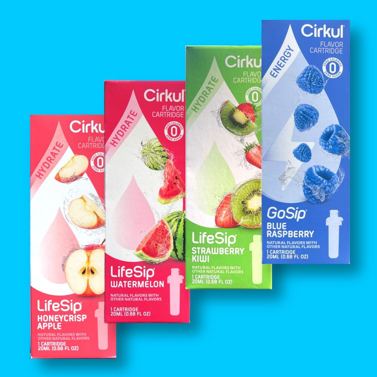 Cirkul Flavor Random Variety Pack Flavor Cartridges with Assorted Flavors 4 pack