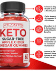 Sugar-Free Keto ACV Gummies for Weight Loss - Apple Cider Vinegar Keto ACV Gummies Formulated with 750MG ACV Per Serving - Supports Digestion, Advanced Weight Loss, Detox & Cleansing - 60 Gummies