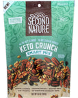 Second Nature Keto Crunch Smart Snack Mix 10 oz Resealable Pouch Pack of 1  Certified GlutenFree Snack