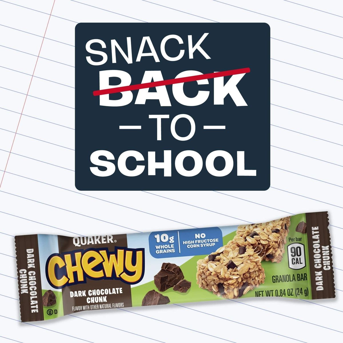 Quaker Chewy Granola Bars, Variety Pack, 18 Count (Pack of 2)