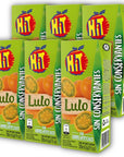 Generic Jugos Hit  Sabor Lulo  200 ml7 ozPack Por 6 unidades  Bebida de Frutas en Caja  Despensa Colombiana