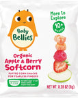 Baby Bellies Organic Apple & Berry Softcorn, 0.28 Ounce Bag (Pack of 7)