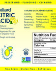 Milliard Citric Acid 2 Pound - 100% Pure Food Grade Non-GMO Project Verified (2 Pound)