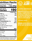 No Cow High Protein Bars Lemon Meringue  Healthy Snacks 20g Vegan Protein High Fiber Low Sugar Keto Friendly Dairy  Gluten Free 12 Count