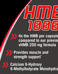 MET-Rx HMB 1000 Diet Supplement Capsules, 90 Count