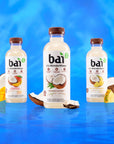 Bai Antioxidant Infused Water Beverage Molokai Coconut with Vitamin C and No Artificial Sweeteners 18 Fluid Ounce Bottle 12 Pack