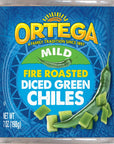 Ortega Diced Green Chiles Mild 7 oz