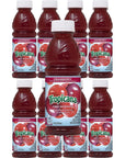 Tropicana Fruit Juice 10oz bottles Cranberry pack of 8