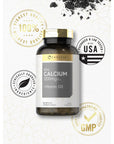 Calcium with D3 | 1200mg | 300 Mini Softgels | Non-GMO and Gluten Free Supplement | by Carlyle