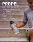 Propel Powder Packets 4 Flavor Variety Pack 40 Counts of Sugarfree Propel Packets with Electrolytes and Vitamins Includes Propel Grape Watermelon Black Cherry and Raspberry Lemonade 4 Packs of 10