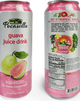 Pocasville Fruit Juices 165 Fluid Ounce Pack of 12 Guava