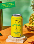 De La Calle Tepache  Pineapple Chili  Modern Mexican Soda  Craft Fermented Pineapple Sparkling Beverage  Certified Organic Antioxidant Rich NonAlcoholic Healthy Soda Low Sugar Low Calorie NonGMO