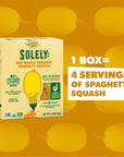 SOLELY Organic Dried Spaghetti Squash, 1.76 oz | One Ingredient: Spaghetti Squash | Naturally Gluten Free | Non-GMO | Low Carb and Keto-Friendly | Quick and Easy to Prepare