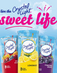 Crystal Light SugarFree Lemonade Naturally Flavored Powdered Drink Mix 72 Count Pitcher Packets 6 Count Pack of 12