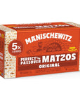 Manischewitz Passover Matzo 5x1lbs Boxes Total 5 Boxes Freshly Baked for Passover 2024  Just 2 Ingredients  Airy Thin Crisp  Delicious