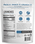 Crunchies FreezeDried Fruits 100 All Natural Crispy Fruit Non GMO and Kosher Resealable Freeze Dried Fruit Snack Packs Pack of 6 Blueberries