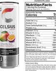 CELSIUS Sparkling Mango Passionfruit - 12 Fl Oz (Pack of 12)