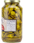 Amish Wedding Hot Pickled Okra 32 Ounces Pack of 2