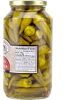 Amish Wedding Hot and Mild Pickled Okra Variety Pack 32 Ounces Pack of 2