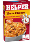 Hamburger Helper Pasta Three Cheese 6 Ounces 12 per Case