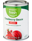 Amazon Fresh Regular Jellied Cranberry Sauce 14 Oz