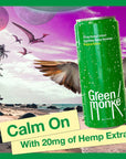 Green Monké Tropical Citrus HempInfused Beverage for Stress  Anxiety Relief Sparkling Non Alcoholic Drink Low Calorie Low Sugar Vegan Friendly  GlutenFree 20mg Hemp Infused Beverage 12 Pack Of 12 Fl Oz Cans