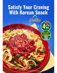 Korean street Sinsadong Red Chilli Japchae Noodles 6 Pack Quick  Easy Korean Cuisine at Home Low Calorie Glass Noodles with Savory  Spicy Sauce