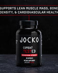 Jocko Fuel Test Booster Supplement - Natural Endurance, Stamina, & Strength Booster - Muscle Builder & Nitric Oxide Booster with Vitamin D, Zinc, & Ashwagandha Root, 90ct