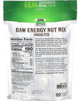 NOW Foods Raw Energy Nut Mix Unsalted Mix of Raisins Walnuts Peacans Almonds Pumpkin Seeds and Cashews GreatTasting Source of Iron 16Ounce Packaging May Vary