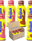 Protein Drinks Nesquik Chocolate  Strawberry Low fat Milk Readytodrink Delicious Goodness in 14 fl oz Bottle  Pack of 6  Every Order is Elegantly Packaged in a Signature BETRULIGHT Branded Box