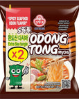 OTTOGI ODONGTONG MYON KOREAN STYLE INSTANT NOODLE SPICY SEAFOOD UDON FLAVOR 120g  4 Pack