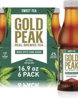 Gold Peak Sweetened Black Iced Tea Drink - 16.9 fl oz - 6 Pack