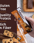 Quest Nutrition Dipped Chocolate Peanut Butter Protein Bars 18g Protein 1g Sugar 3g Net Carbs Gluten Free 12 Count