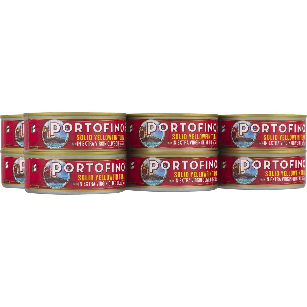 Portofino Solid Yellowfin Tuna In Extra Virgin Olive Oil  45oz Can Pack of 12