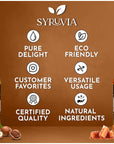 Syruvia Coffee Syrup Variety Pack  Hazelnut  Salted Caramel GlutenFree Kosher 254 fl oz Bottles  Enhance Your Coffee Experience with Premium Flavoring Syrups