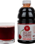 Cherry Bay Orchards Tart Cherry Concentrate  Natural Juice to Promote Healthy Sleep 32oz Bottle