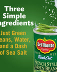 Del Monte BLUE LAKE French Style Green Beans Canned Vegetables 12 Pack 145 oz Can