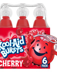 KoolAid Bursts Cherry Flavored Juice Drink 6 Bottles