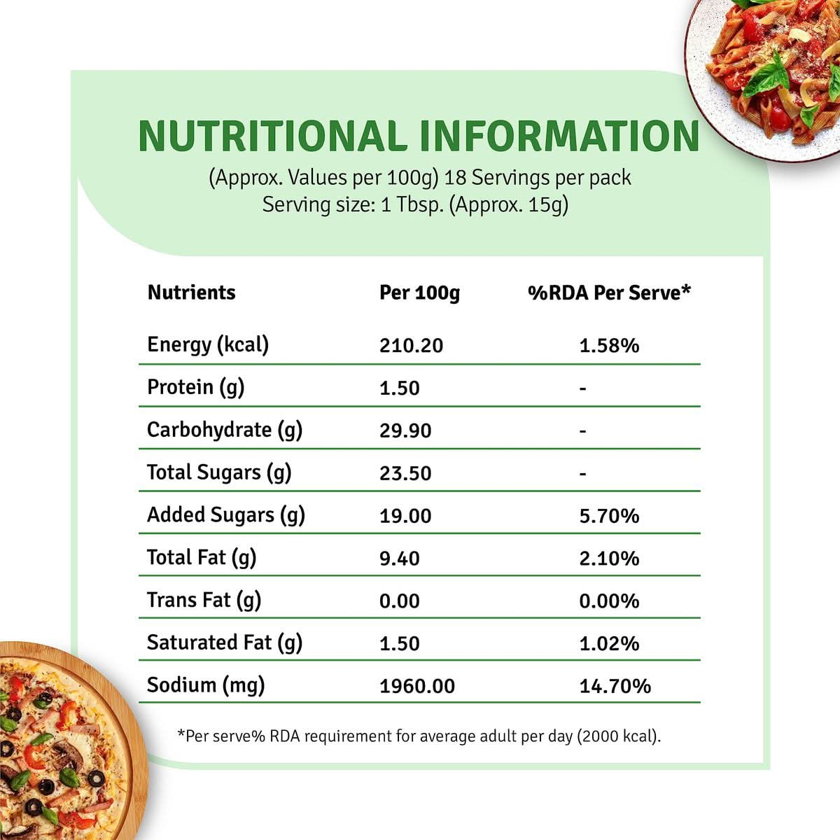 Veeba Pasta And Pizza Sauce 310Gm