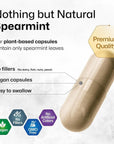 MAUWE HERBS Spearmint Capsules - Spearmint - 100 Vegan Capsules