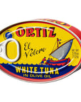 Ortiz Spanish Tuna Gift Pack of 12 Tender Wild Caught Tuna Fillets Hand Packed in Extra Virgin Olive Oil Gourmet Gift for Foodies 395oz x 12 Tins