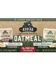 Kodiak Cakes Instant Oatmeal Packets  High Protein  100 Whole Grains Breakfast Food  Maple  Brown Sugar  Chocolate Chip 16 Packets