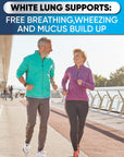 White Lung by NutraPro - Lung Cleanse And Detox.Support Lung Health. Supports Respiratory Health. 60 Capsule - Made in GMP Certified Facility.